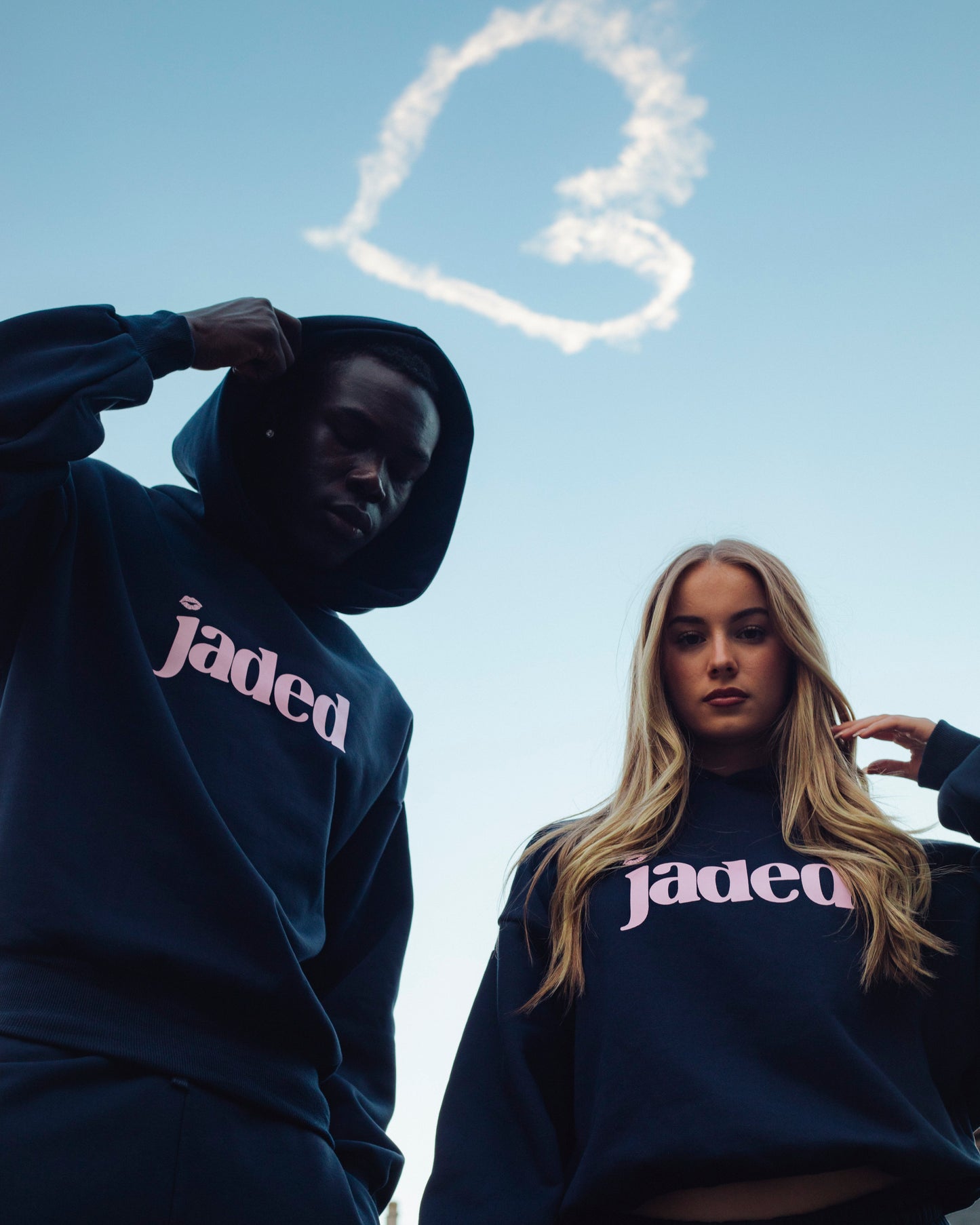 KISS ME HOOD | NAVY