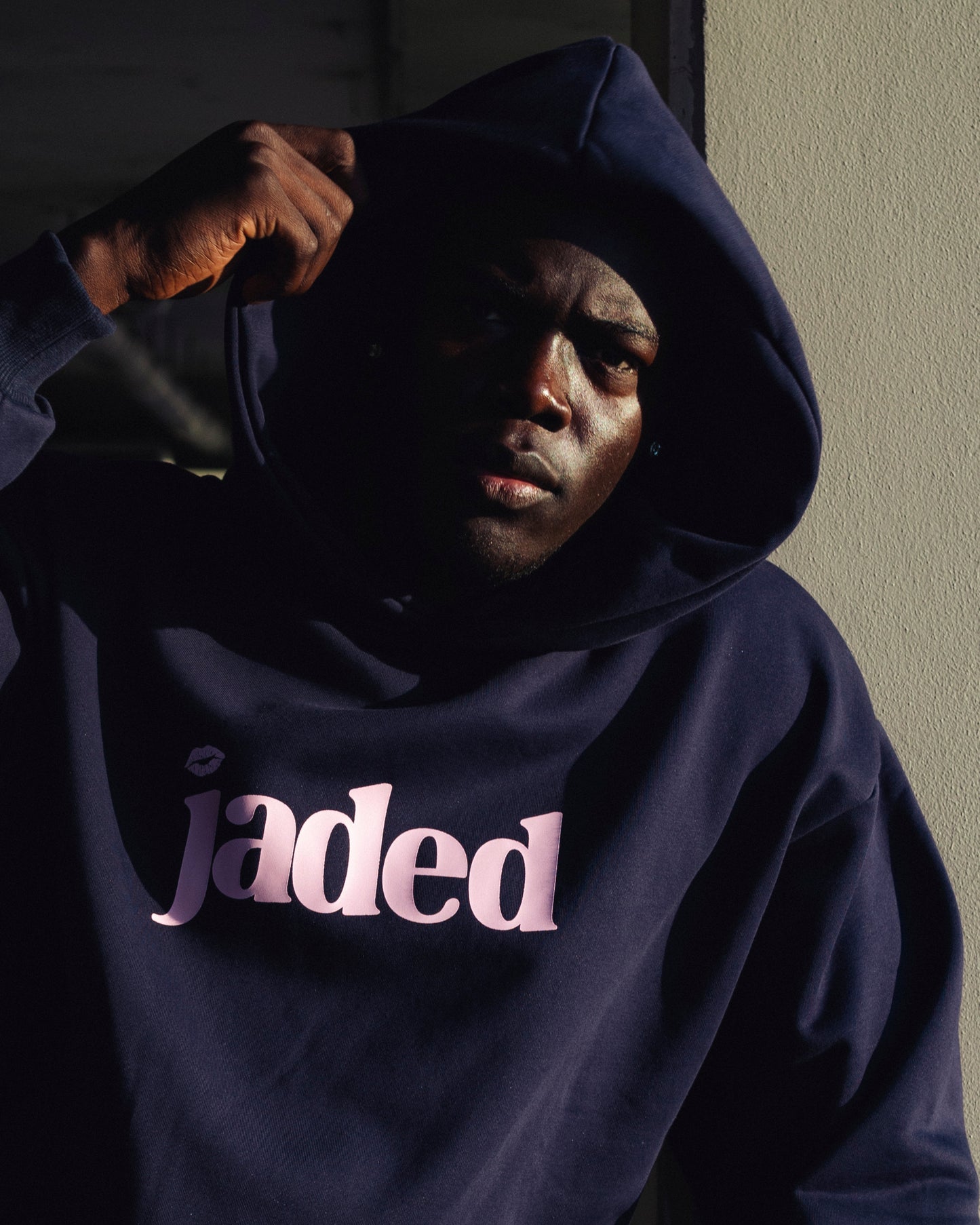 KISS ME HOOD | NAVY