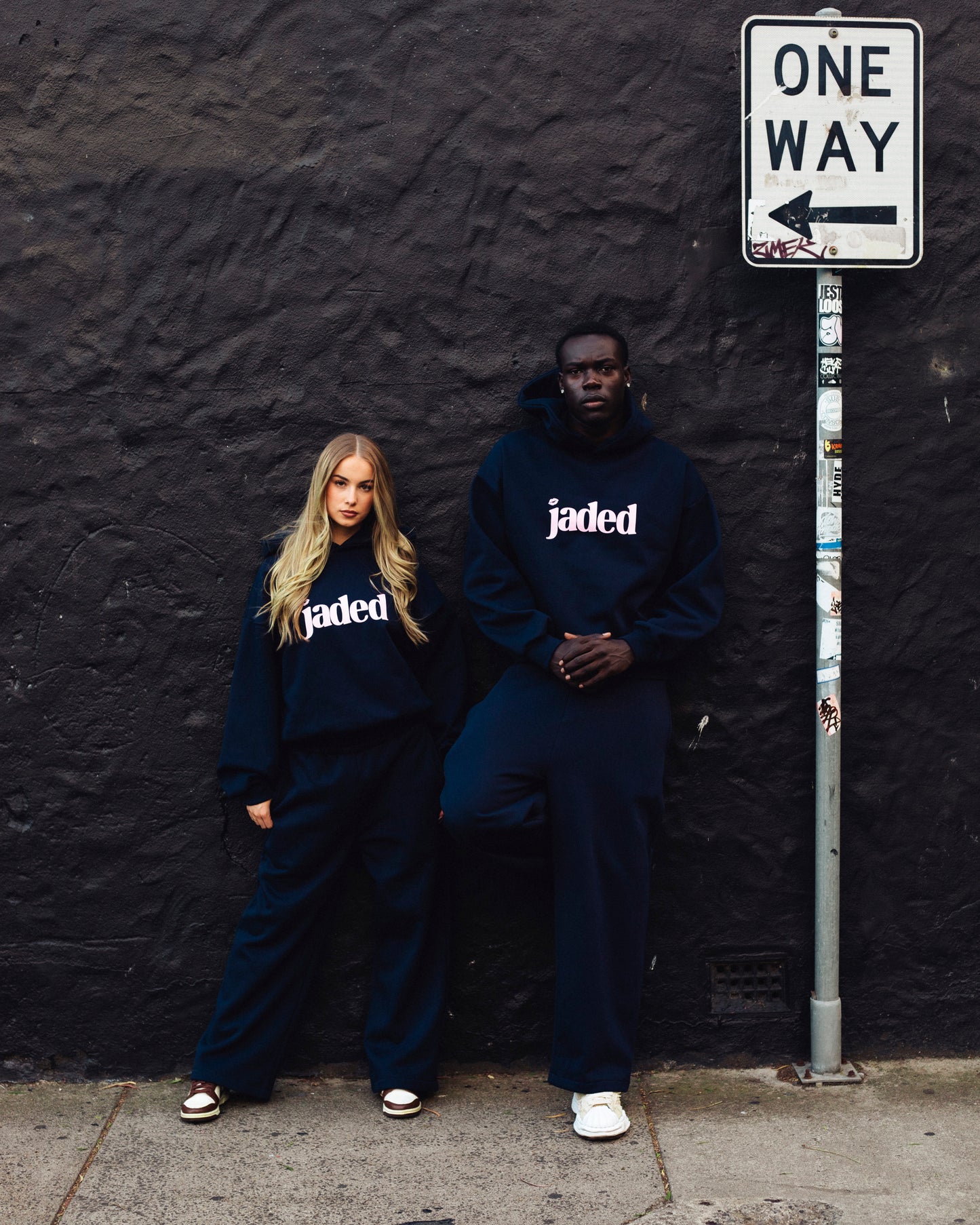 KISS ME HOOD | NAVY
