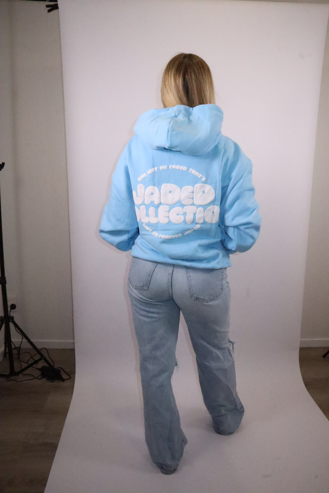 LEFT ME JADED HOOD | BABY BLU