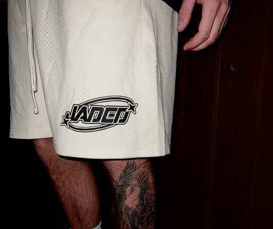 JADED MESH SHORTS | CREAM