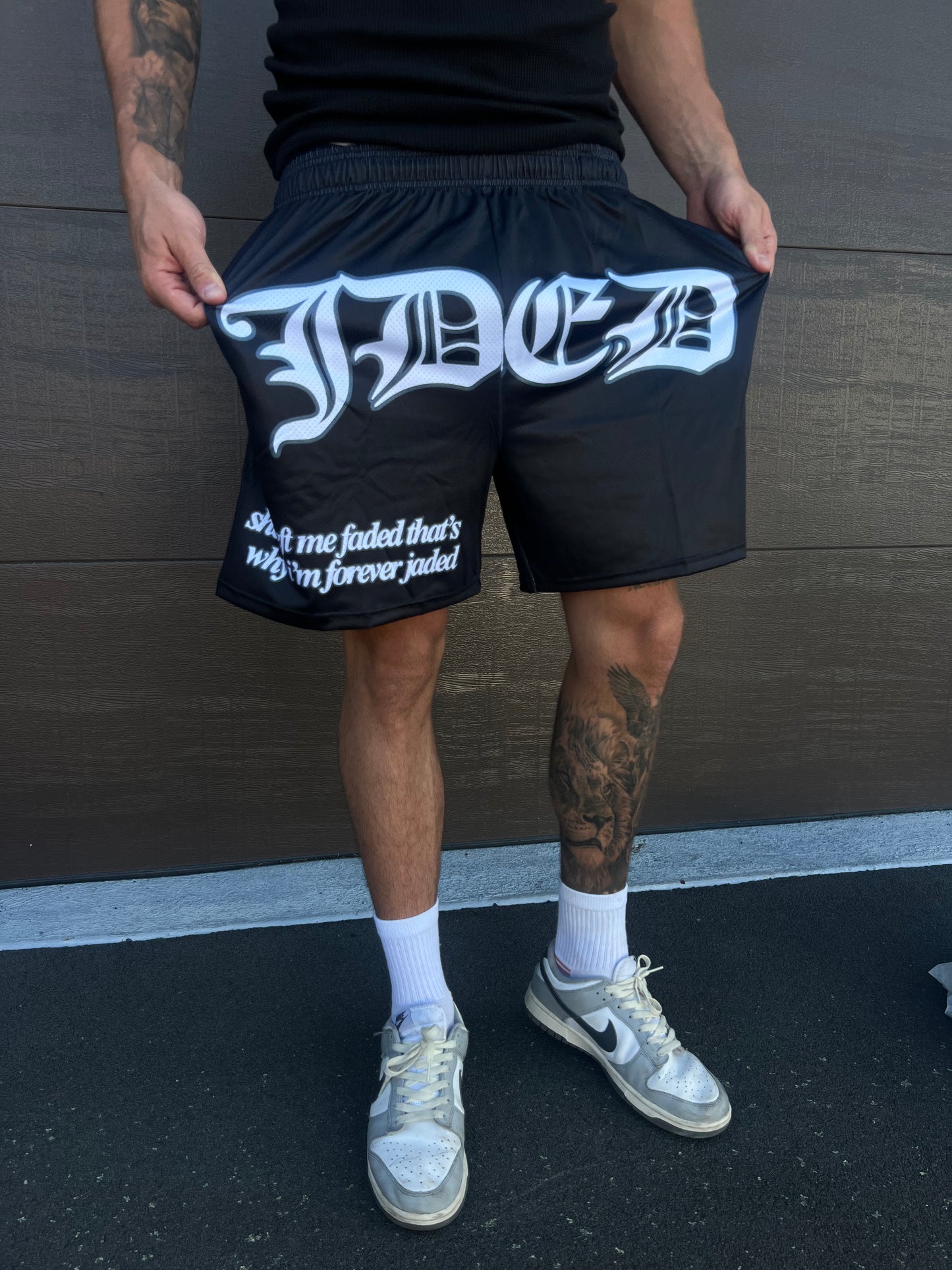 JDED MESH SHORTS - BLACK